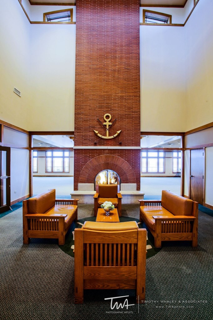 sitting area in the clubhouse